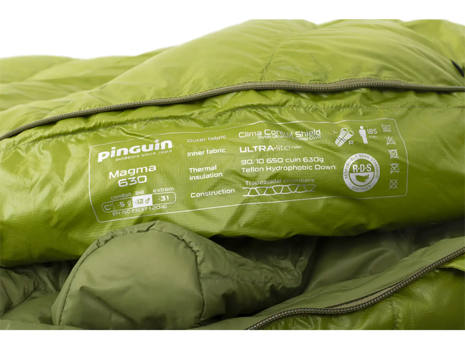Pinguin Magma 630 Schlafsack -12°C 185 cm rot