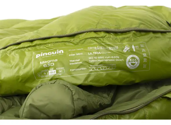 Pinguin Magma 630 Schlafsack -12°C 185 cm rot