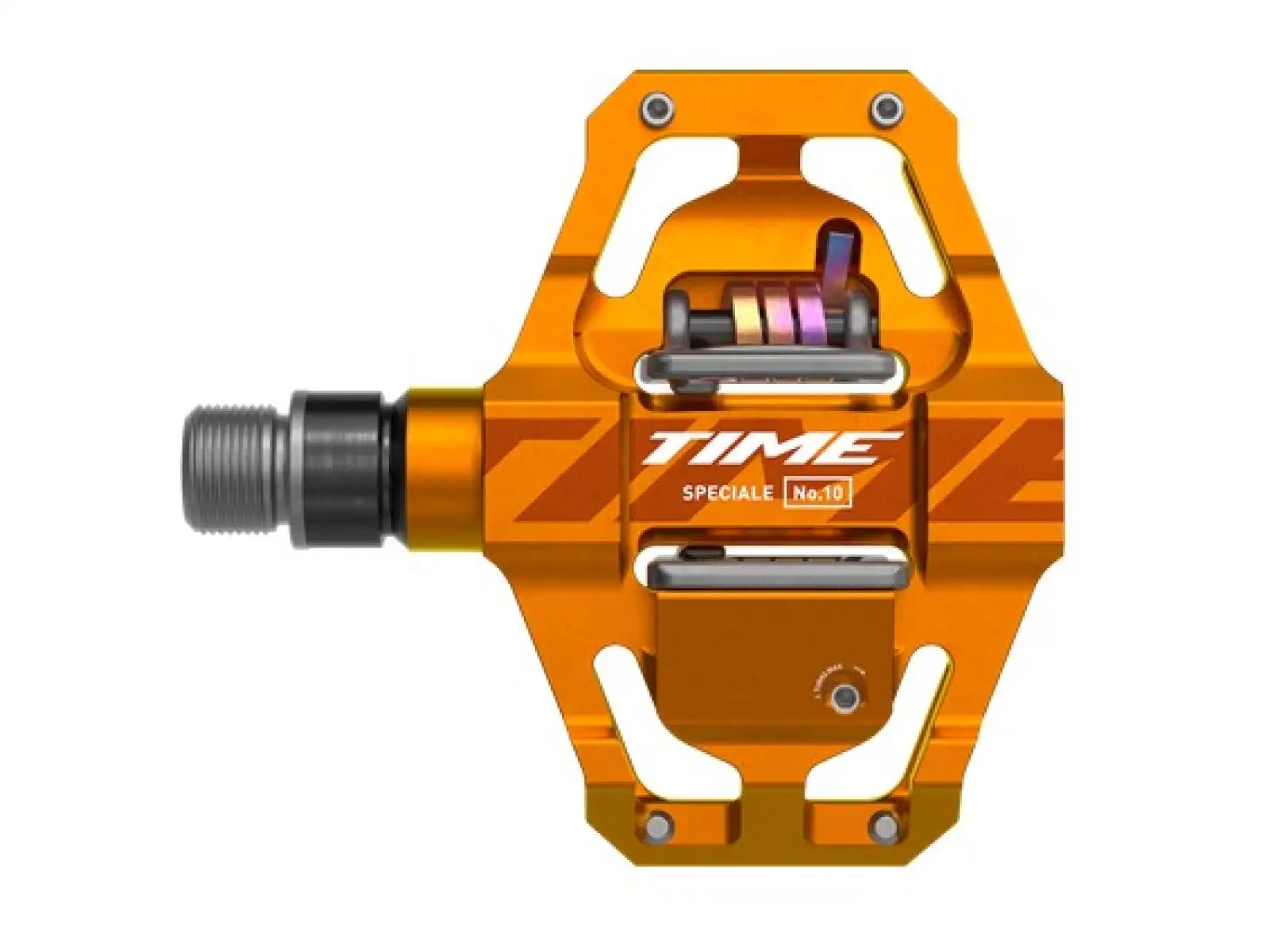 Time Speciale 10 Small Flat Pedals Mandarine