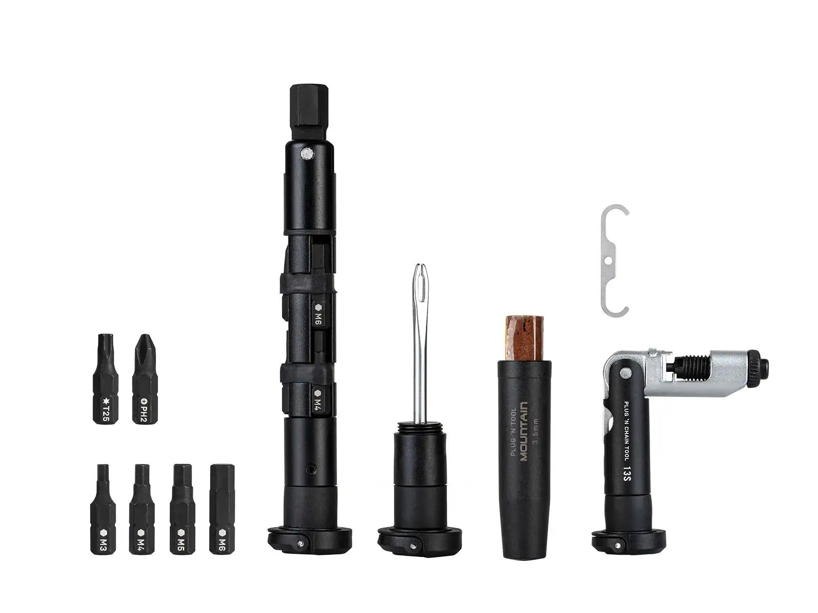 Topeak Plug'n Tool Mountain Pro Werkzeugset Schwarz