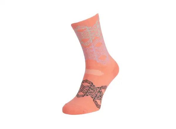 Silvini Dogana Socken koralle/grün