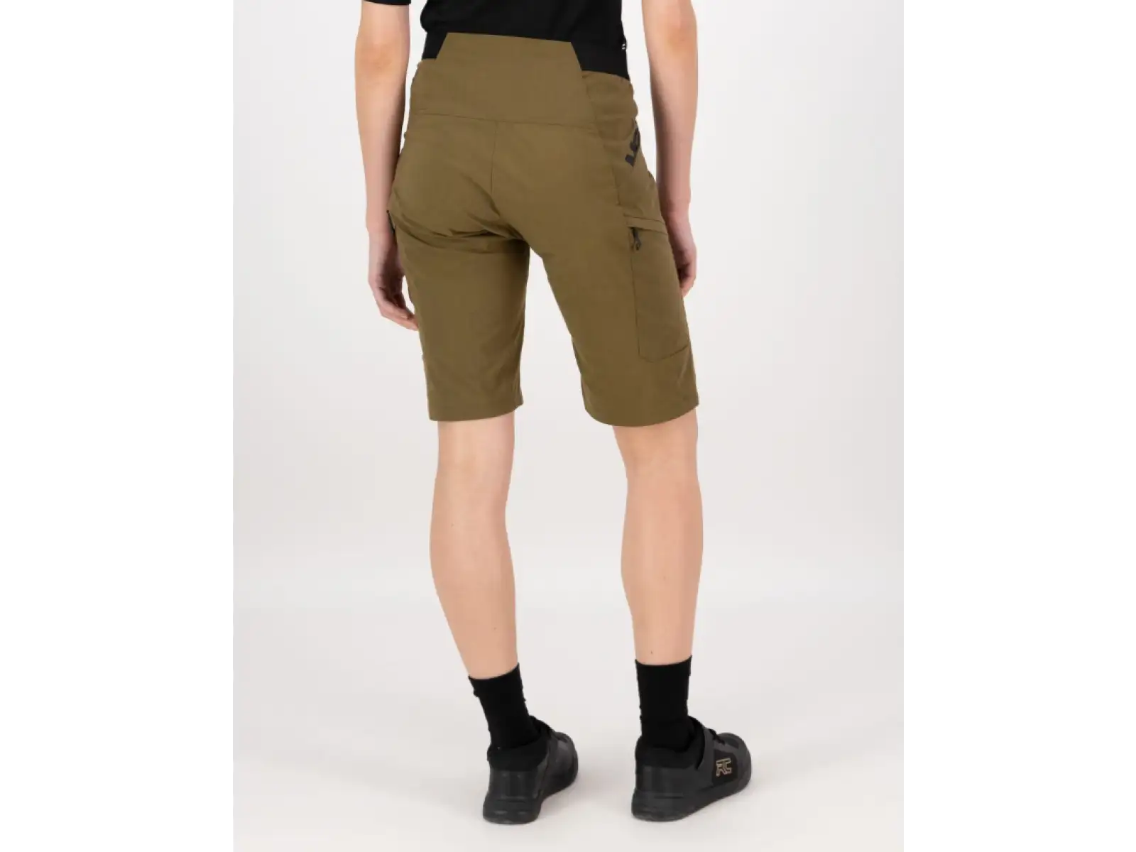 Mons Royale Diversion Merino Trail Damen-Shorts Dark Olive