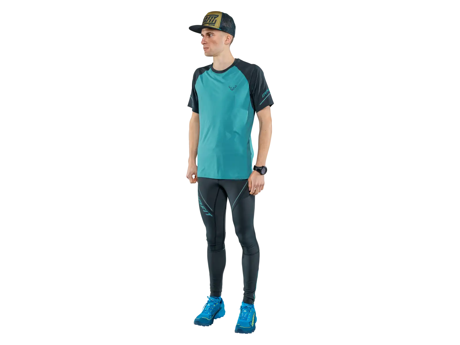 Dynafit Winter Running Tights Herren Laufleggings Blaubeere/Sturmblau
