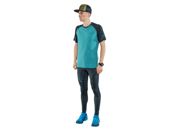 Dynafit Winter Running Tights Herren Laufleggings Blaubeere/Sturmblau