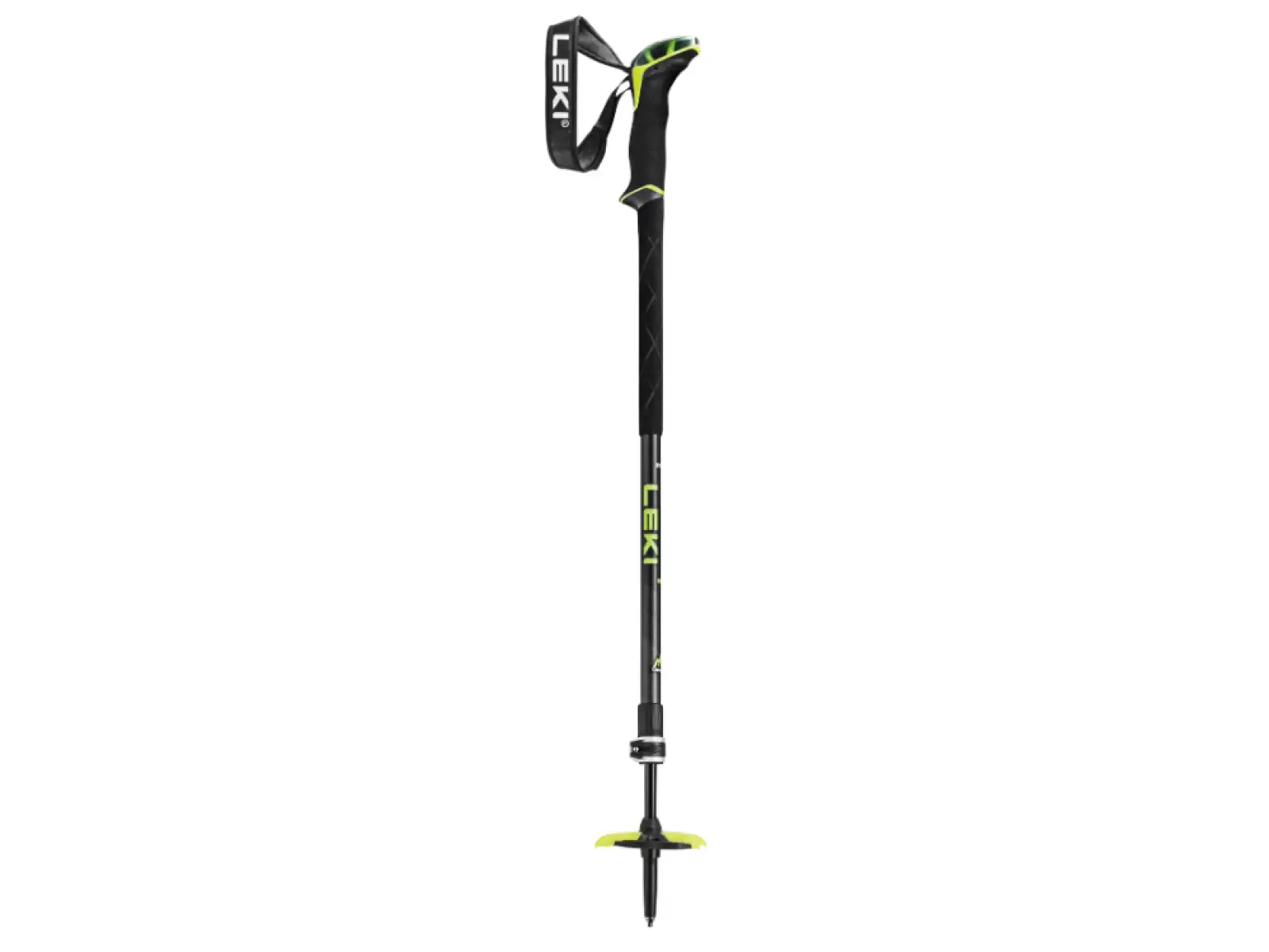 Leki Guide 2 Skistöcke Schwarz/Neon Gelb/Dunkelanthrazit Größe 110 - 150 cm