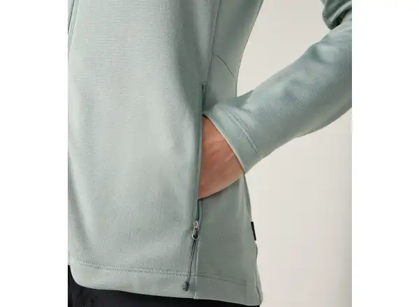 Haglöfs Korp Mid Hood Damen Sweatshirt Dew Green