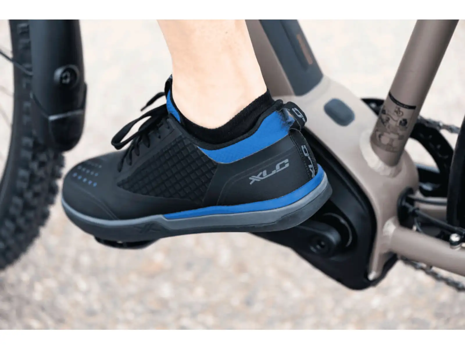 XLC CB-E01 E-MTB Herrenschuhe schwarz/blau