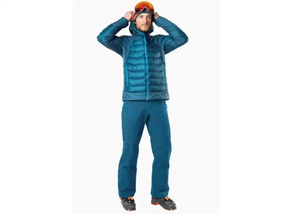Dynafit Free Down RDS Herren Daunenjacke mit Kapuze Petrol