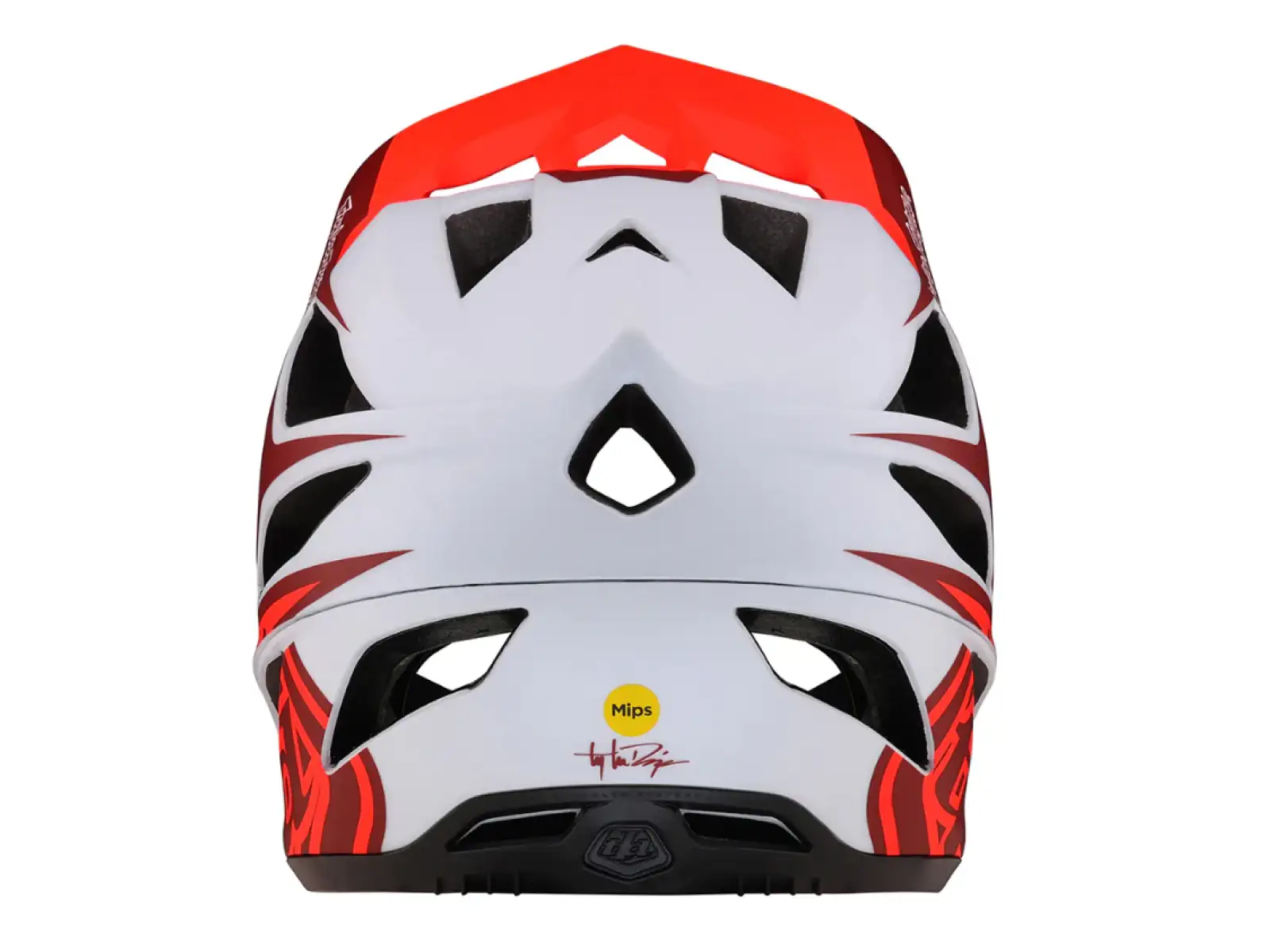 Troy Lee Designs Stage MIPS Helm Valance rot