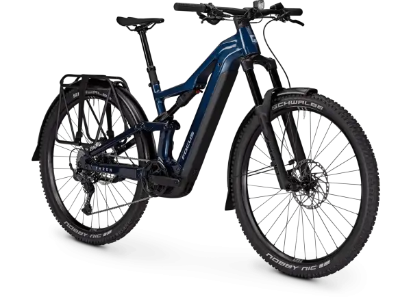 Focus THRON 7 EQP 800Wh vollgefedertes E-Bike Azurblue / Sydneyblue