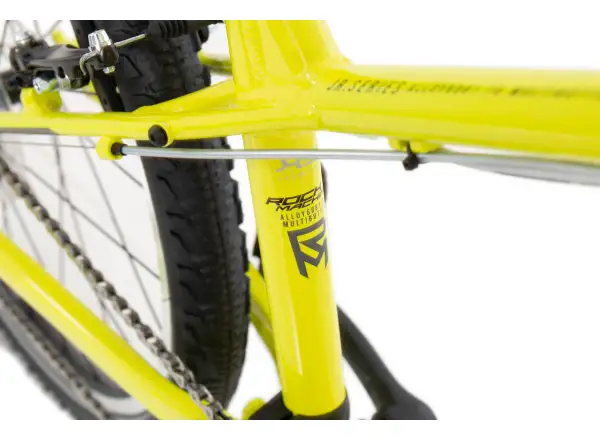 Rock Machine Thunder 24 Gloss Radioaktiv Gelb/Schwarz/Dunkelgrau Kinderfahrrad