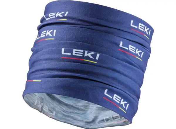 Leki Multiscarf Tuch true navy blue-weiß Einheitsgröße