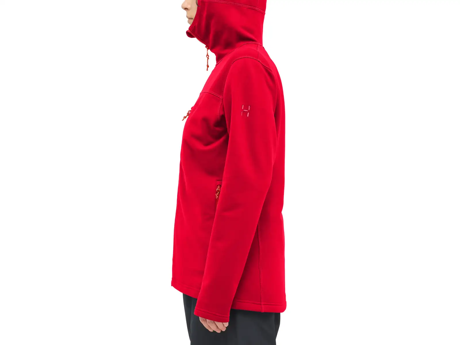 Haglöfs Rosson Mid Damen-Sweatshirt rot