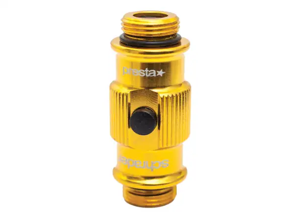 Lezyne ABS Flip Chuck Standard Pumpenendstück Gold Hi Gloss