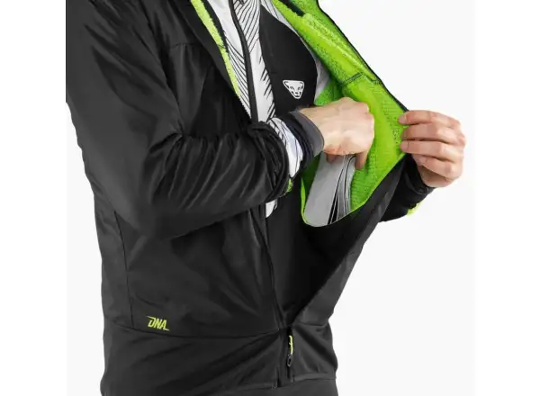 Dynafit DNA Polartec Alpha Herrenjacke Black Out/Neon Yellow
