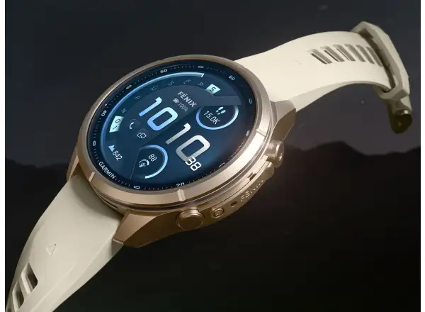 Garmin fenix 9 Pro inReach 43 mm Smartwatch Autumn gold titanium/Cream/french gray
