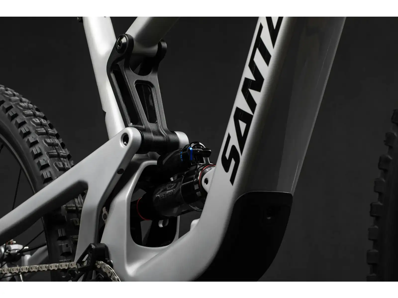 Santa Cruz Heckler SL 1 C R CH Vollgefedertes E-Bike Matte Silver