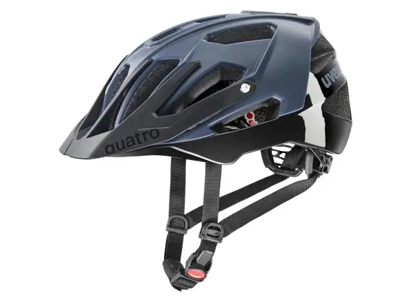Uvex Quatro CC Dusk MTB Helm Blue/Black matt