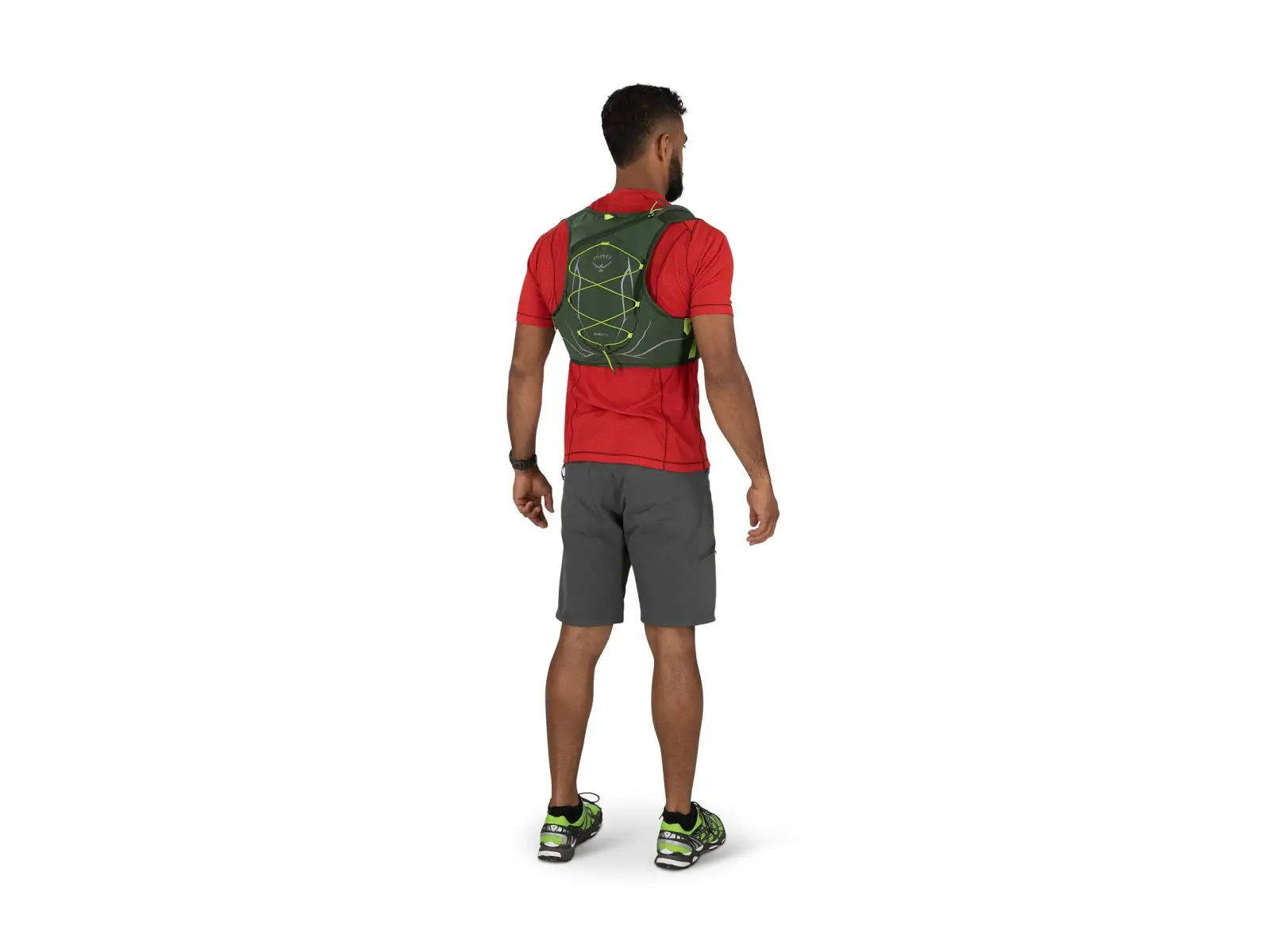 Osprey Duro 1.5 Laufweste 1,5 l + 2x Flasche Hydraulics 0,5 l Seaweed Green/Limon