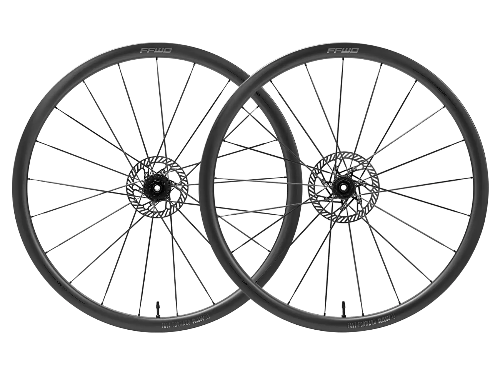 FFWD RAW CS 33 Straßenräder Matt Schwarz