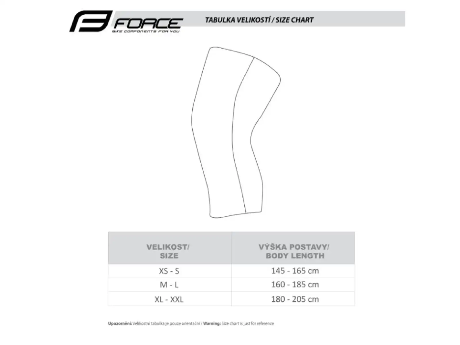 Kniebandagen Force Breeze Schwarz