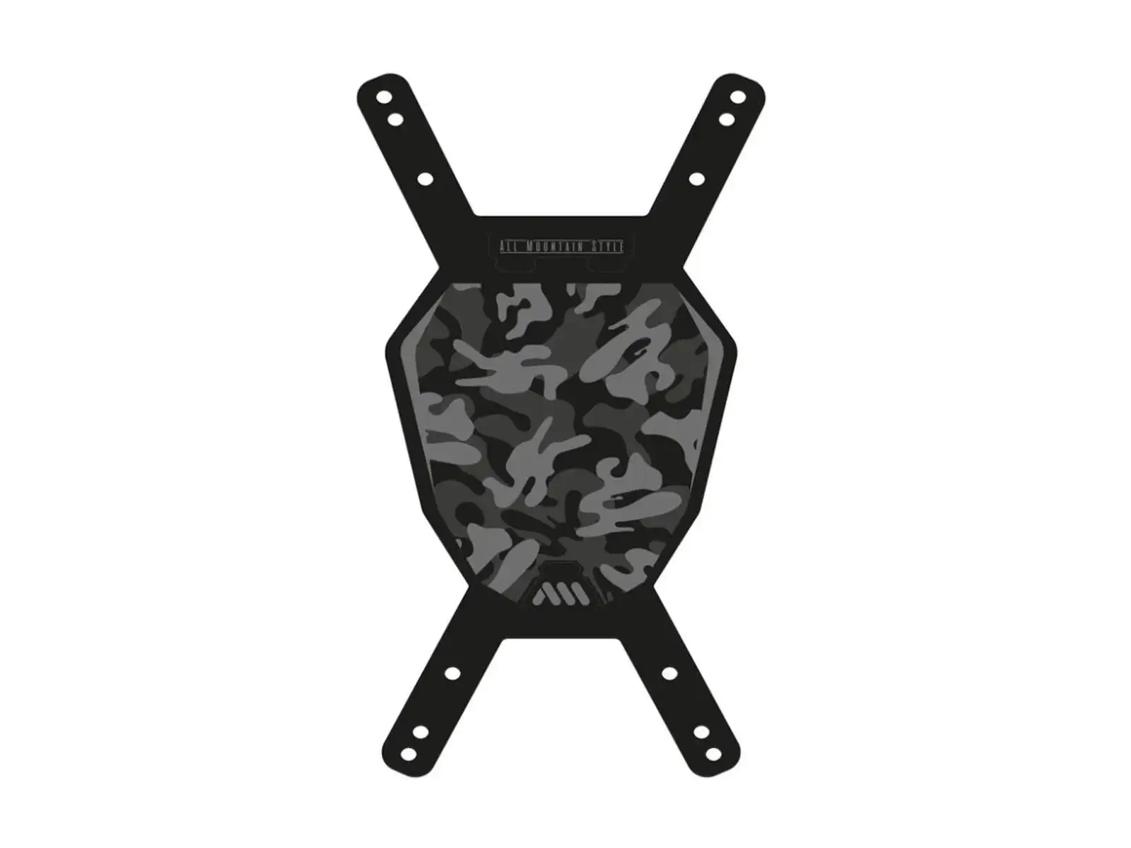 All Mountain Style Number Plate Startnummernschild Camo/Black
