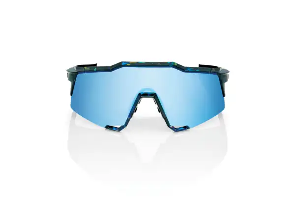 Fahrradbrille 100% SPEEDCRAFT Schwarz Holographic/Hiper Blau