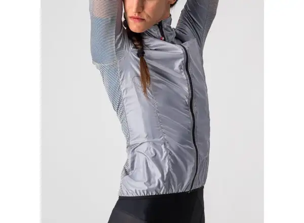 Castelli Aria Shell Damenjacke Silbergrau