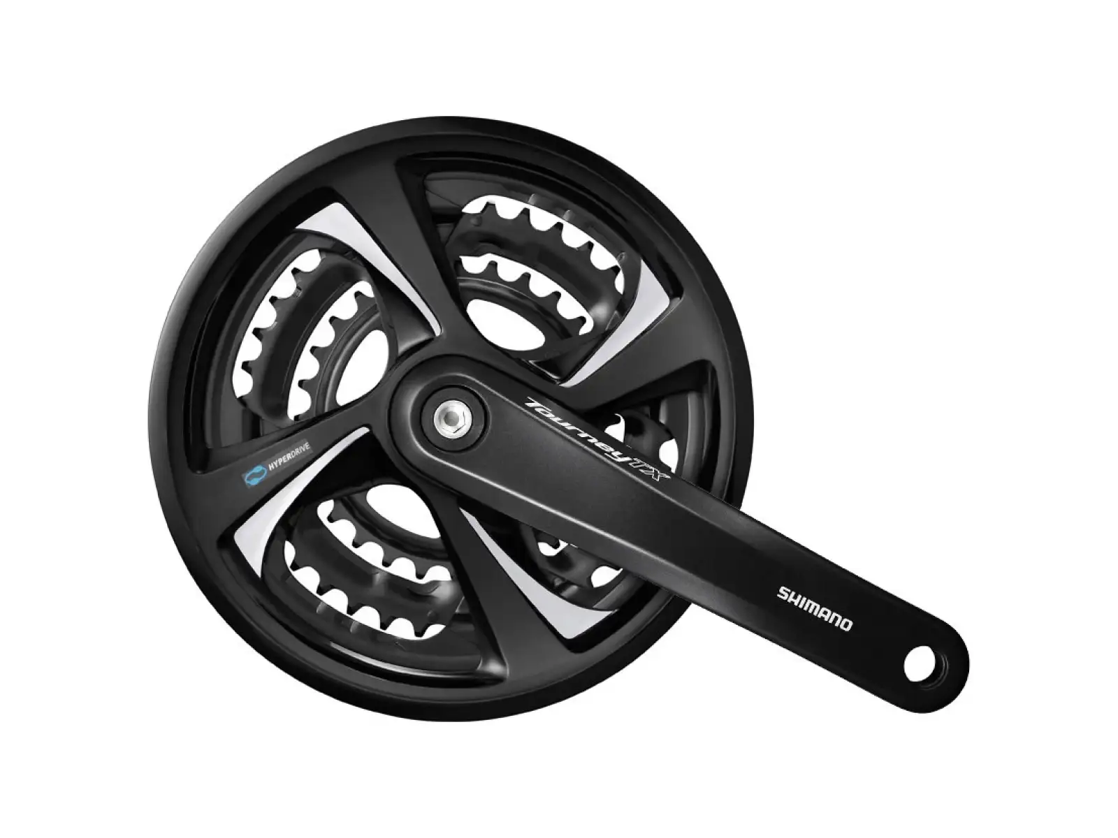 Shimano Tourney FC-TX801 Kurbeln 170 mm Schwarz