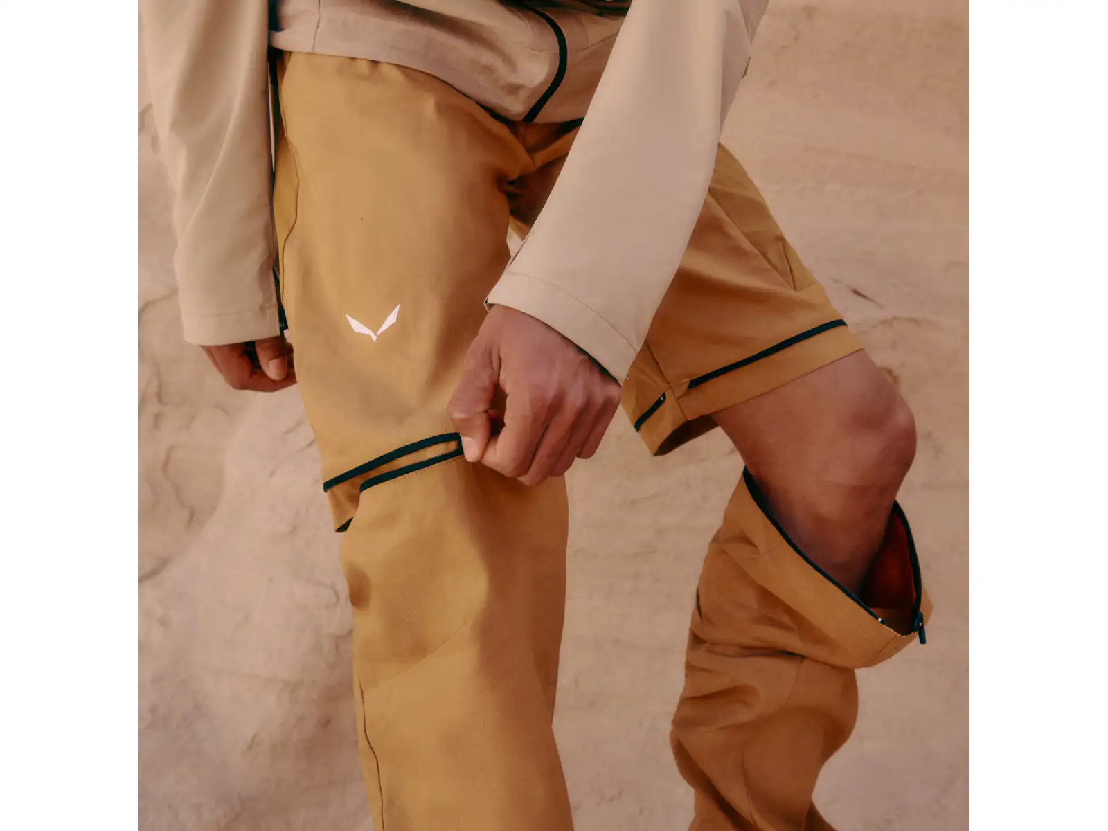 Salewa Puez Hemp/DST 2/1 Herrenhosen Golden Brown