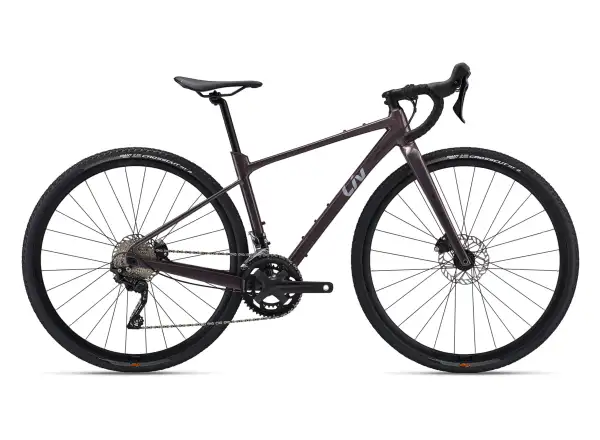 Liv Devote 1 Gravelbike Charcoal Plum