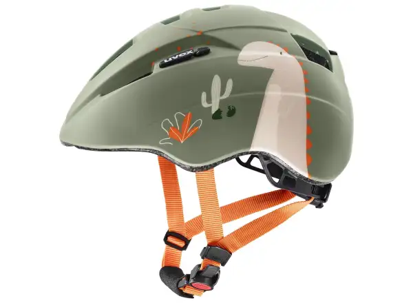 Uvex Kid 2 CC Kinderhelm Sage Green Dino Matt