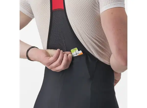 Castelli Unlimited Cargo Herrenshorts mit Latz und Einlage Black