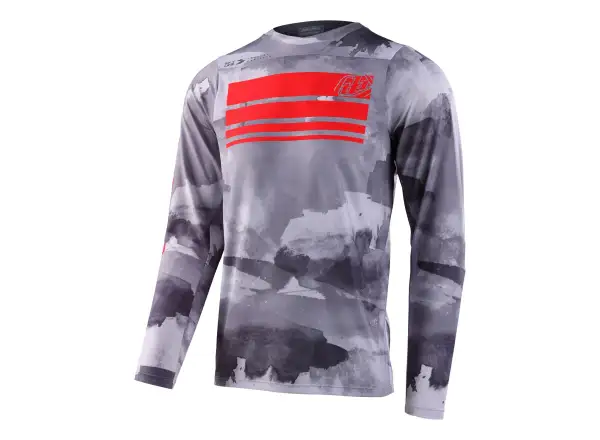 Troy Lee Designs Skyline Herren Langarmtrikot Blocks Cement