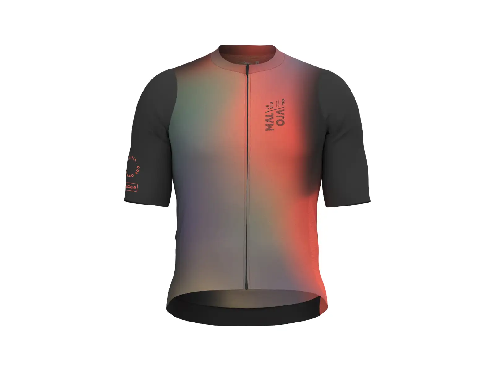 Maloja RamseckM. Herren-Trikot Kurzarm Deep Black Multi