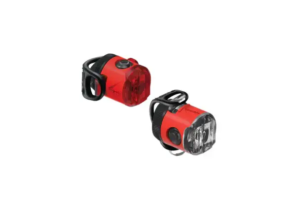 Lezyne Lichtset – Femto USB Drive Rot