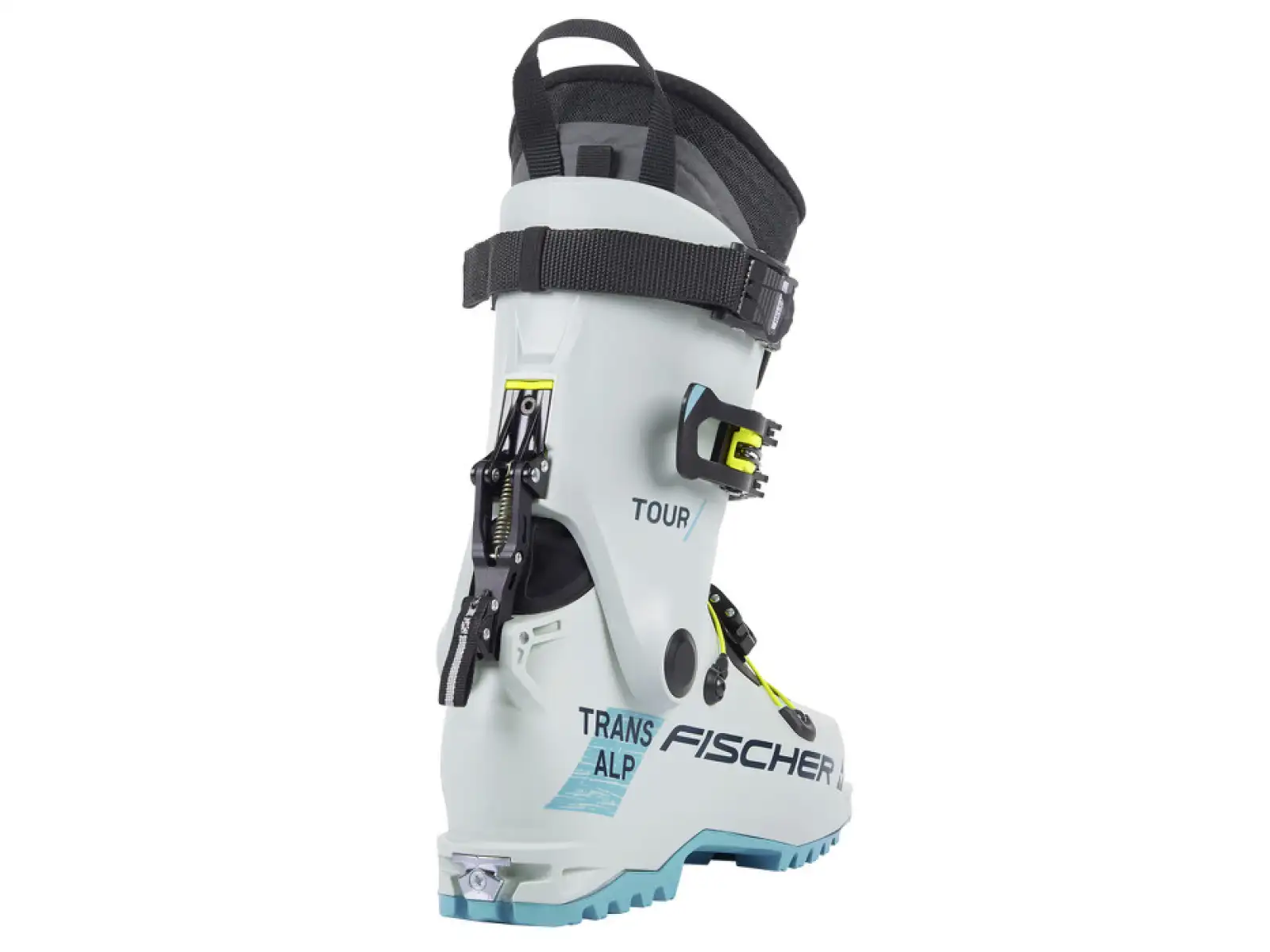 Fischer Transalp Tour Skitourenschuhe weiß/türkis.