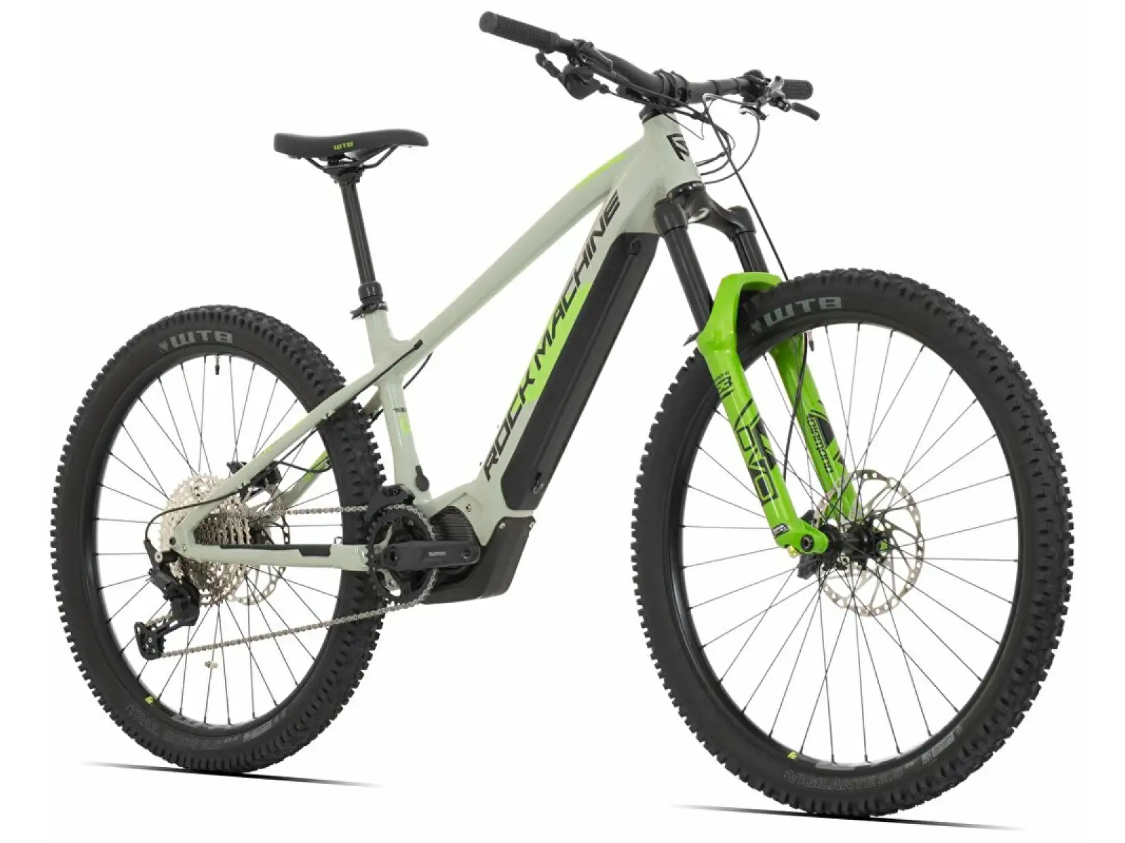 Rock Machine Blizz TRL e90-297 Grau/Grün E-Mountainbike