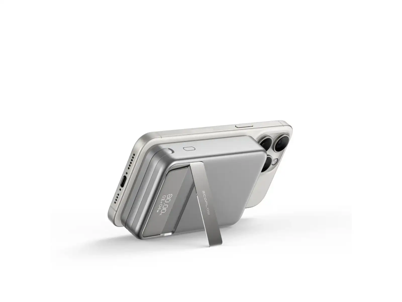 EcoFlow RAPID 5.000 mAh magnetische Powerbank – Silber
