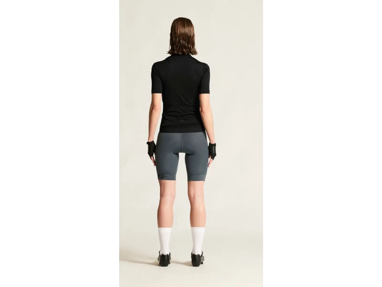 CRAFT Endur Logo Damen Radtrikot schwarz