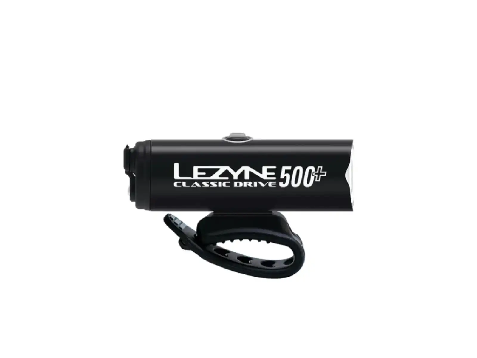 Lezyne Classic Drive 500+ Front-Fahrradlicht in Satin Schwarz.