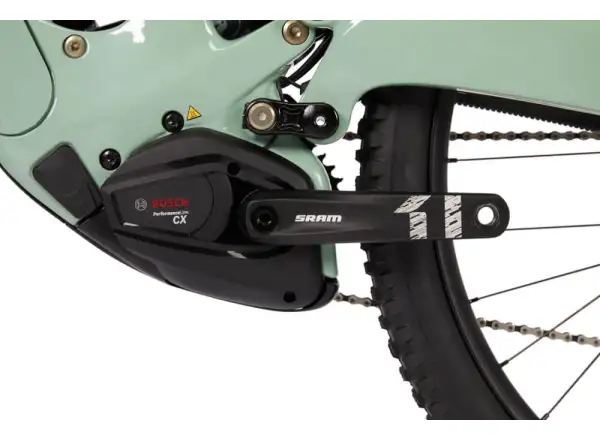 Ibis OSO Forest Service Green full-suspension E-Bike