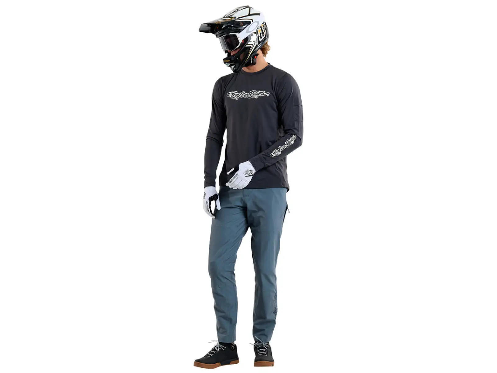 Troy Lee Designs Ruckus Long Travel Herren Hose Mono Steel Blue