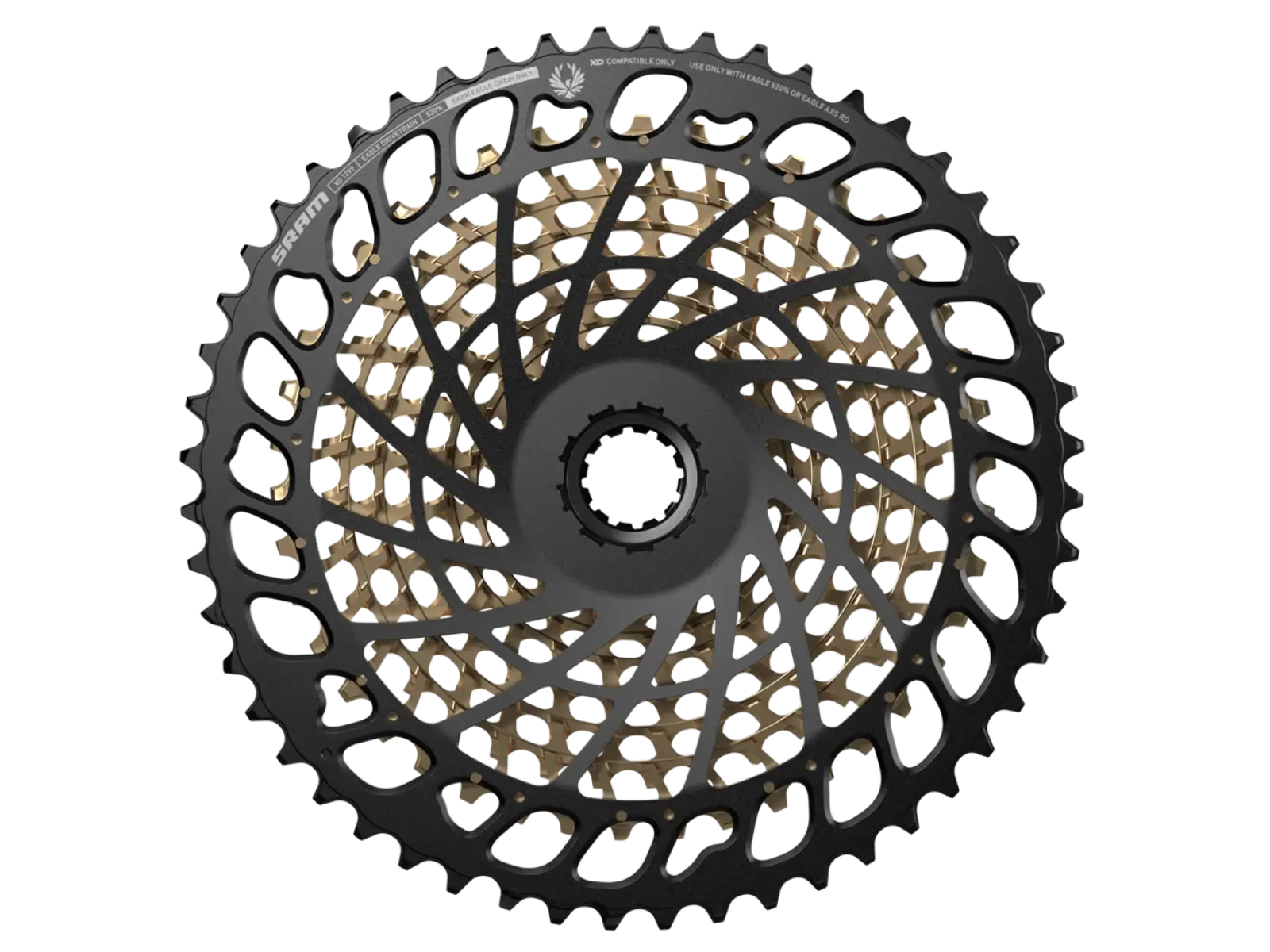 Sram XG-1299-C1 Eagle 12 Gang Kassette 10-52 Zähne Gold