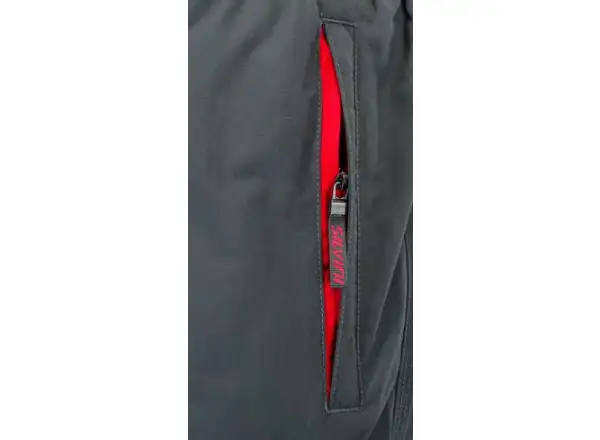 Silvini Rango Herren-MTB-Shorts in Holzkohle/Rot