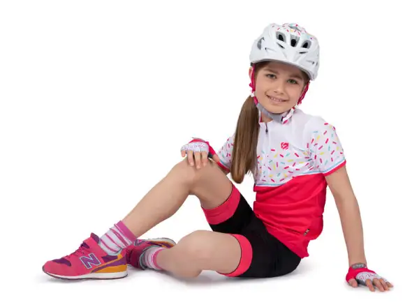 Etape Rio Kinder Kurzarmtrikot pink/weiß