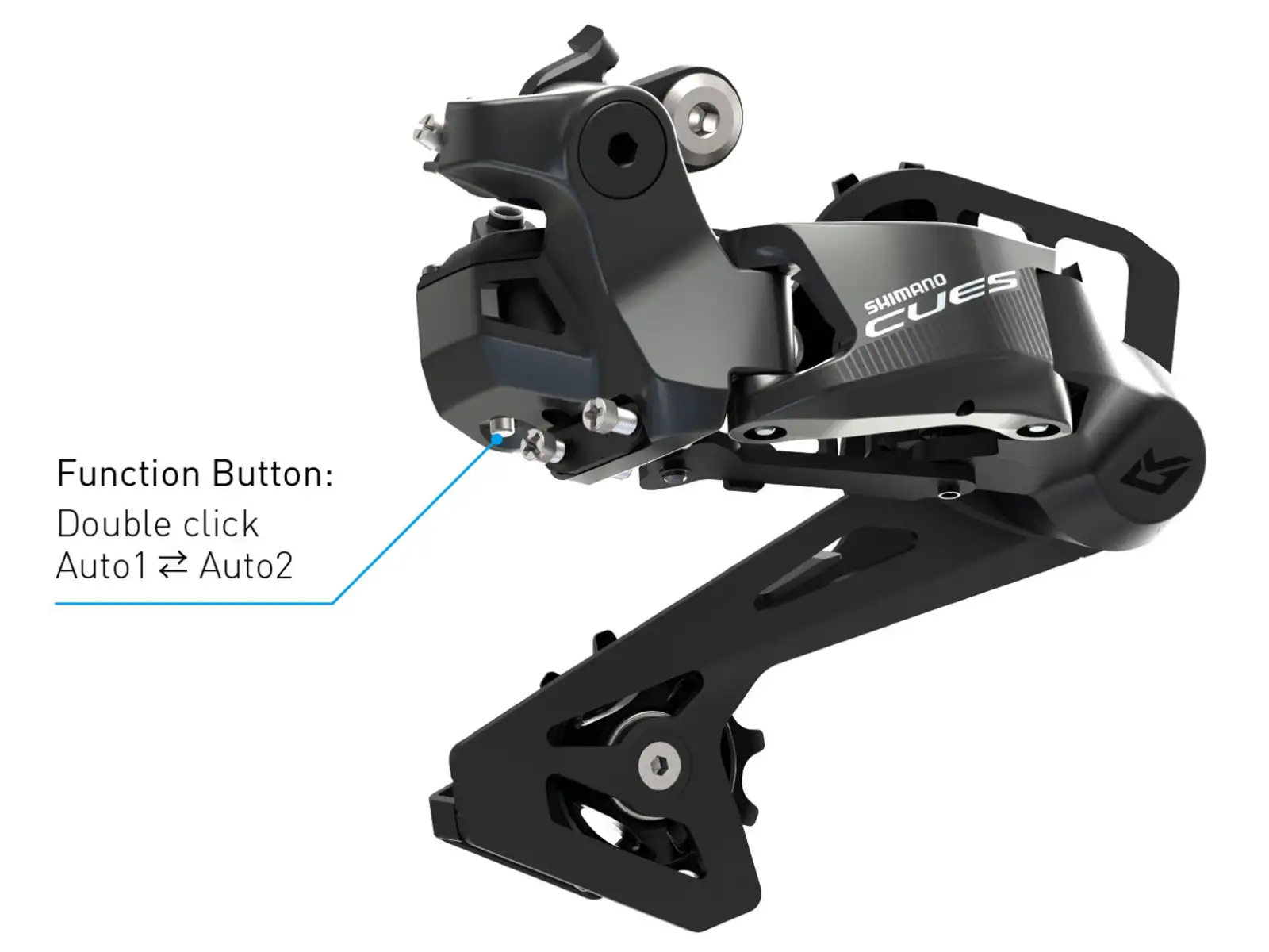 Shimano CUES RD-U6050 GS Di2 10-fach Schaltwerk