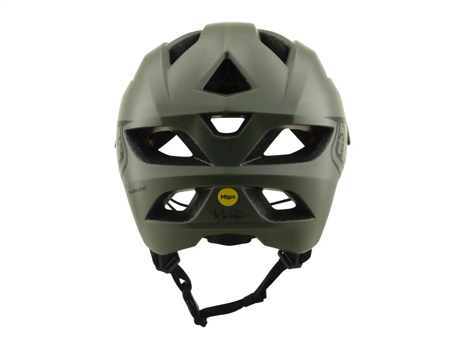 Troy Lee Designs Youth Flowline MIPS Kinderhelm Point Army/Phantom