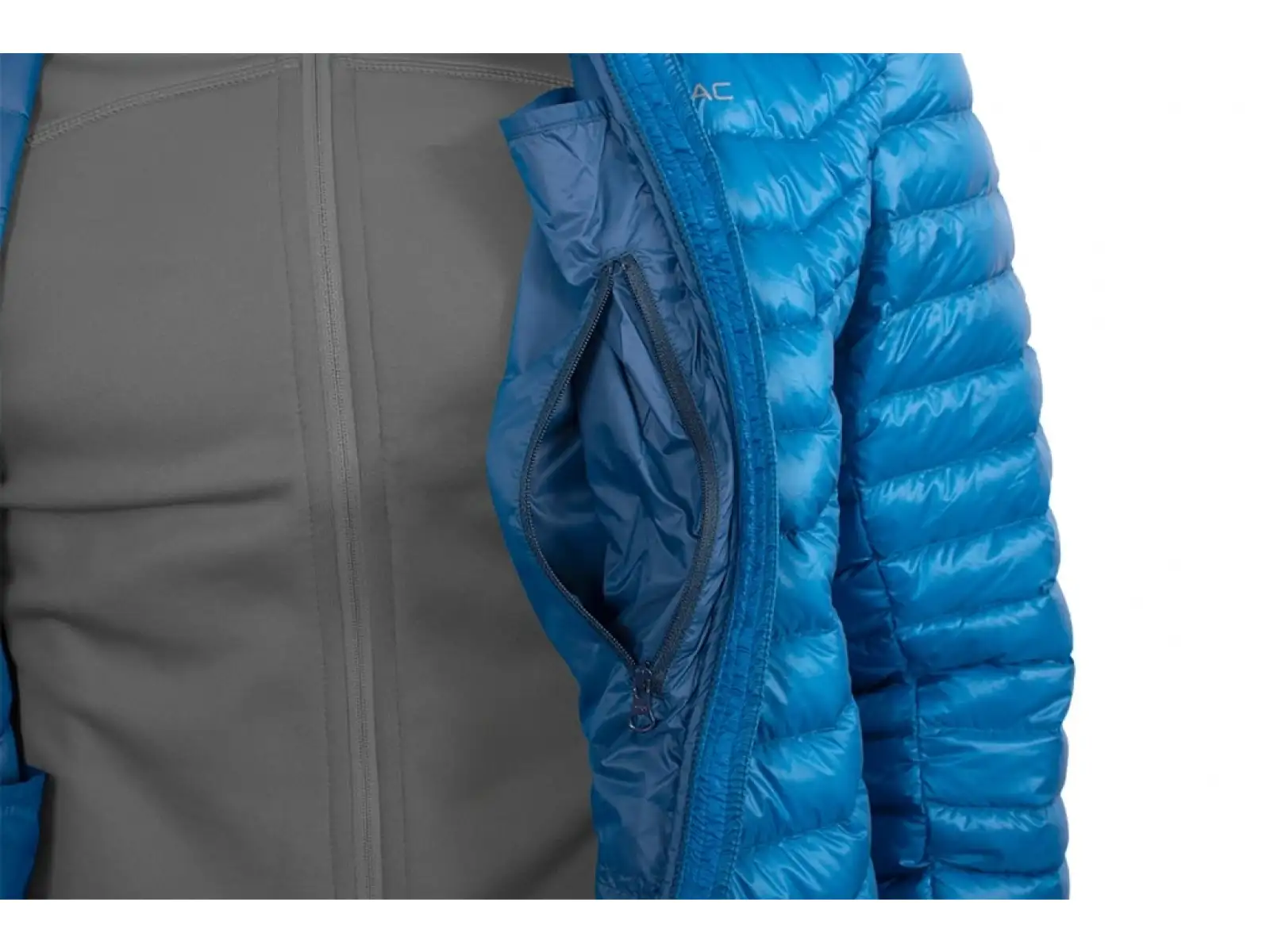 Acepac Micron Herren Daunenjacke grau