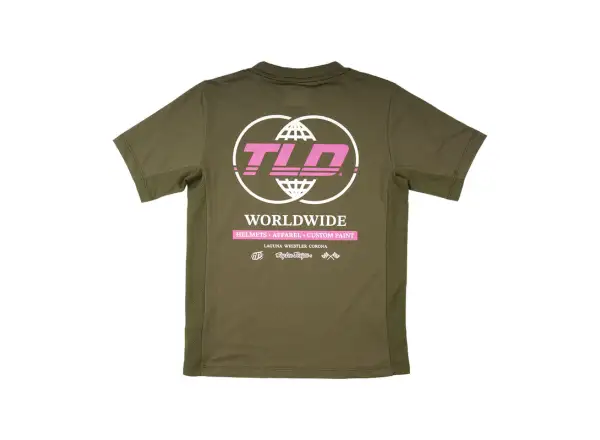 Troy Lee Designs Skyline Ride Tee Kindertrikot Kurzarm Worldwide Caper